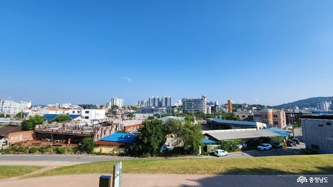 홍화문에서 내려다본 시내모습