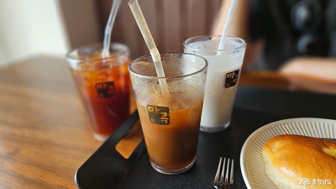 마곡커피 아이스 아메리카노 사진임
