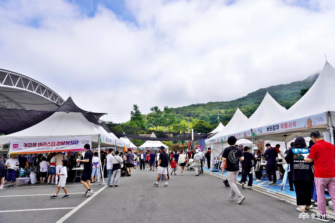 서산 팔봉산 다목적광장 감자축제장