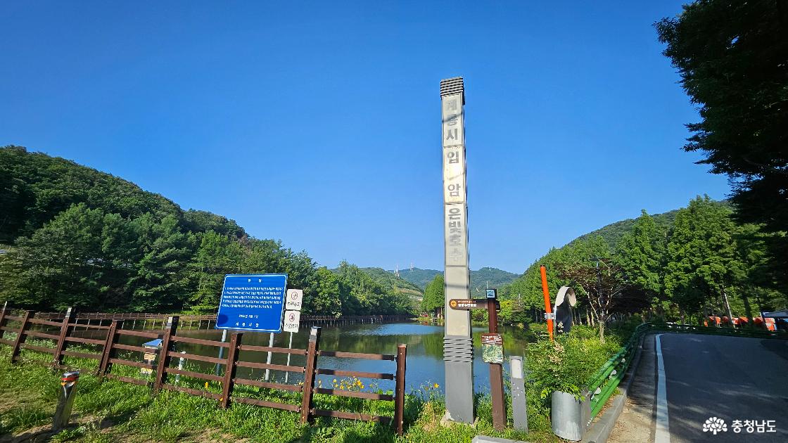 입암저수지 풍경 사진임