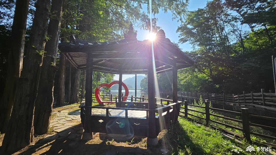 입암저수지 풍경 사진임