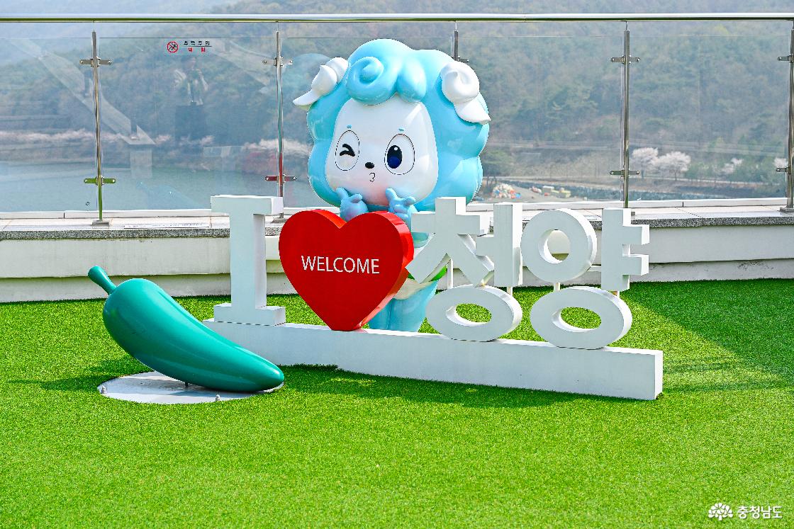 6층 전망대 포토존