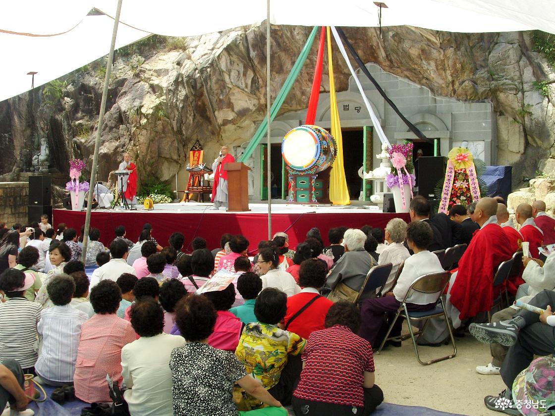전통사찰 예산 법륜사 내포영산대재。 <국가유산청 제공 2011년 대재>