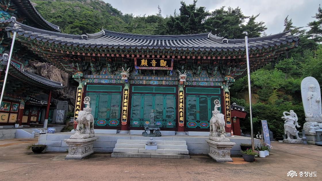 전통사찰 예산 법륜사 관음전。