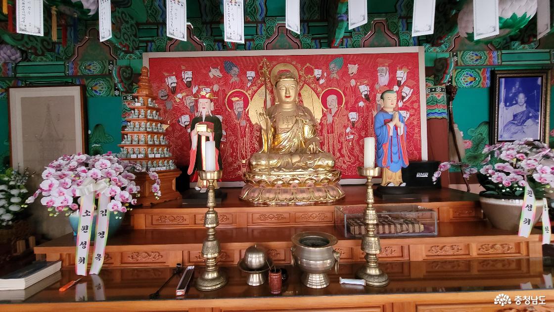 전통사찰 예산 법륜사 명부전 불전。