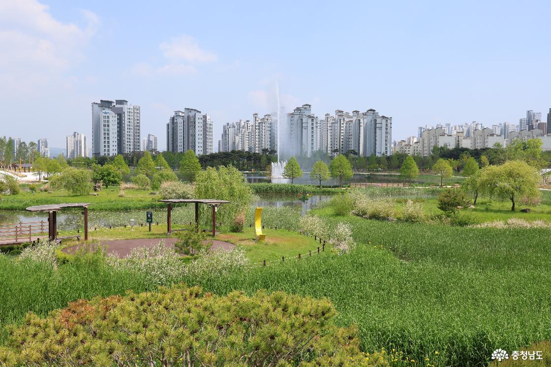 홍예힐스 잔디마당 슬라이드 이미지