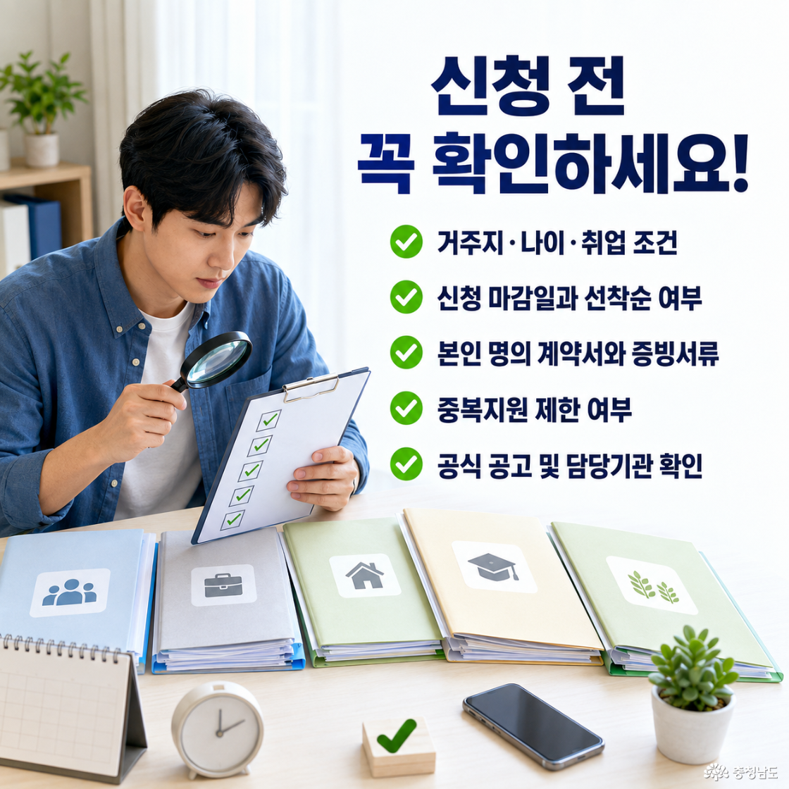 신청 전 꼭 확인해야 할 내용