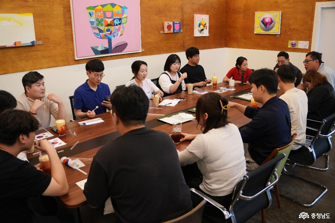 충남청년네트워크 조찬간담회 당진
