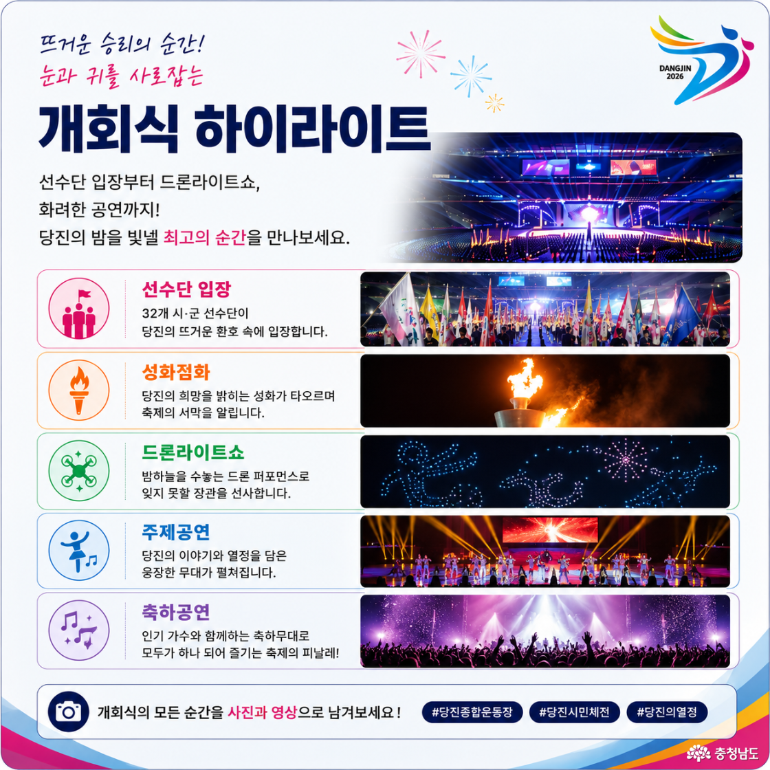 2026 충청남도민체육대회 개회식 하이라이트