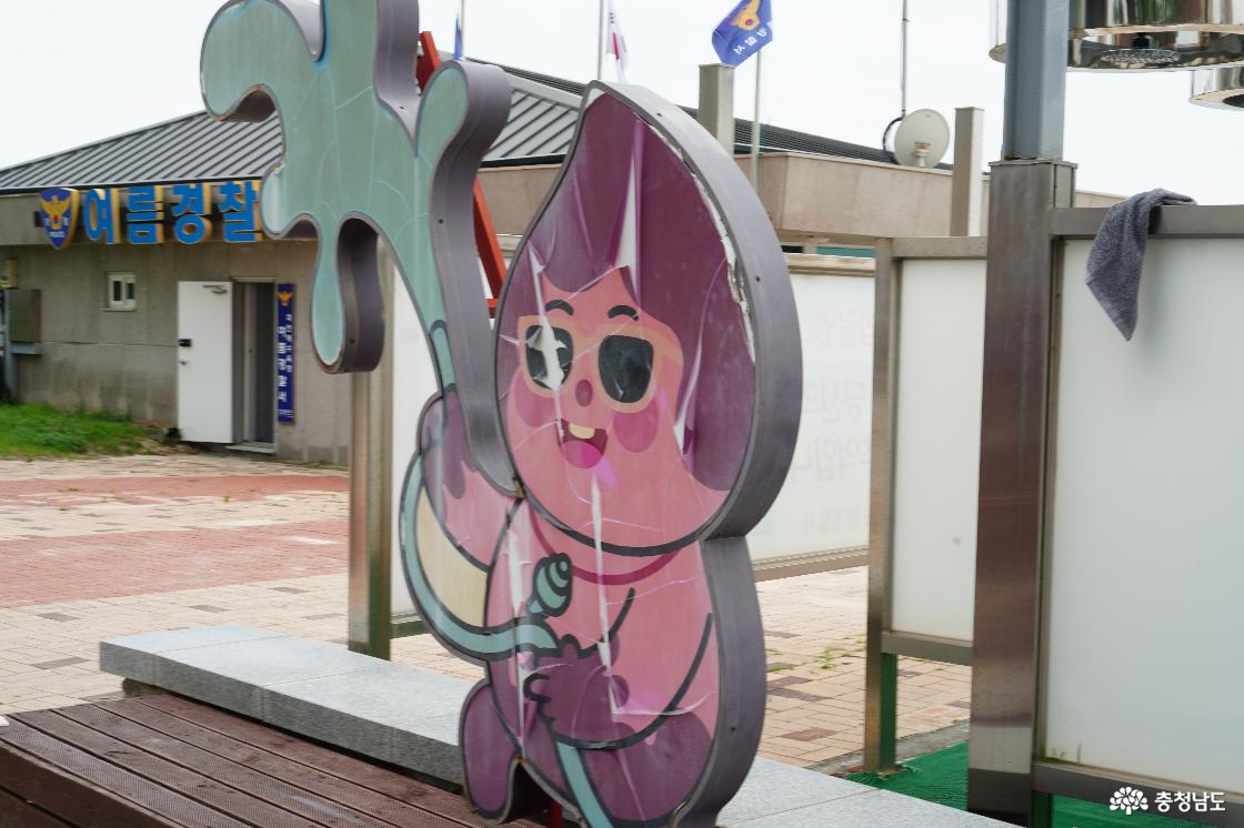 귀여운 캐릭터 샤워기 & 간이 세족장