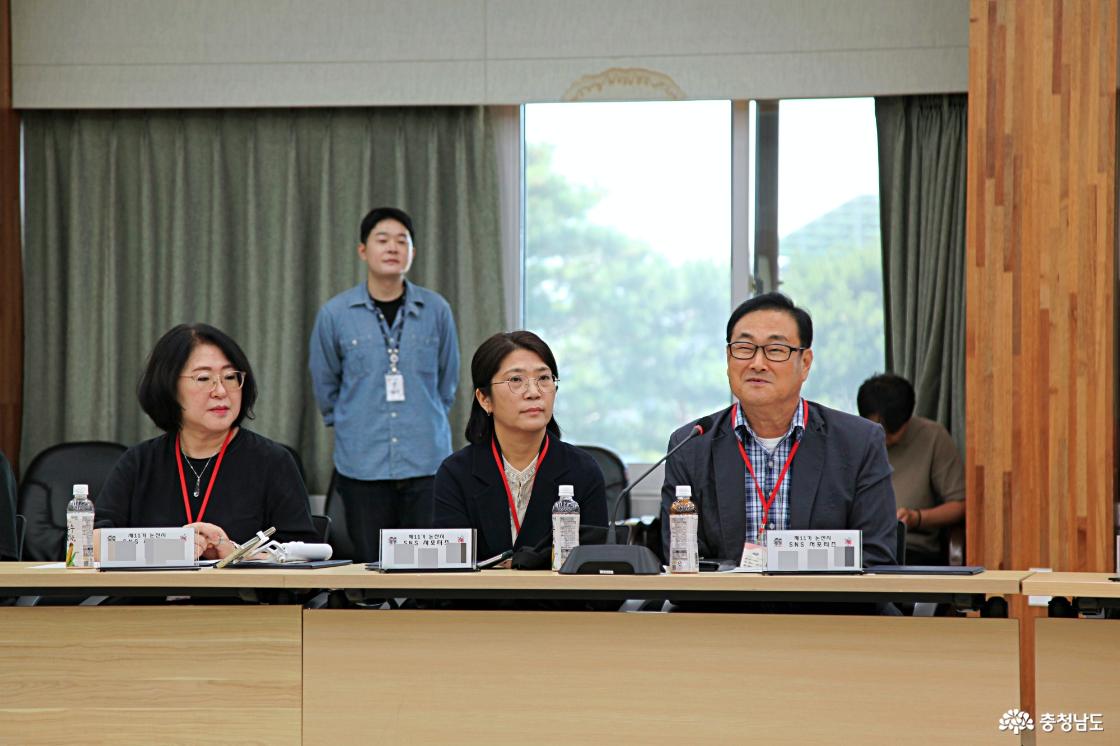 35명 서포터즈 개인 소개와 서포터즈 선발 소감 발표
