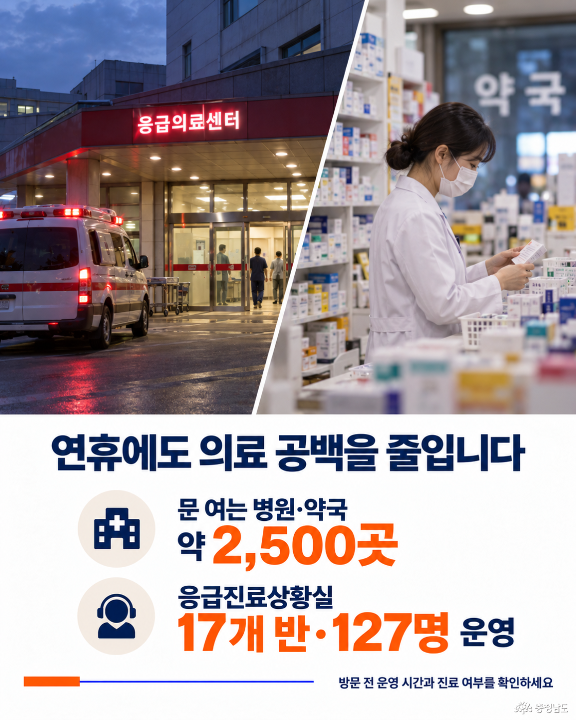연휴 의료 공백 최소화