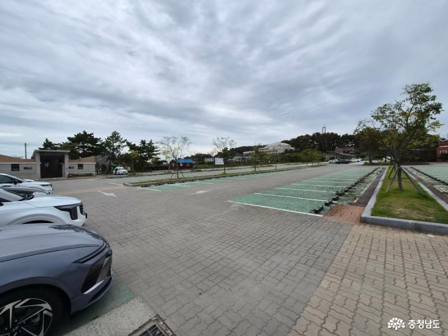 몽산포해수욕장 주차장
