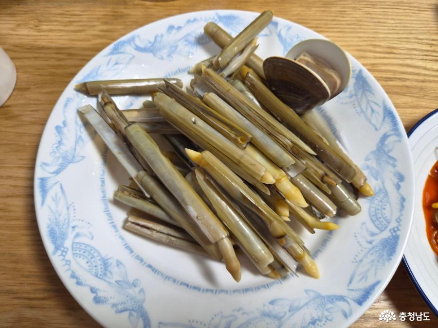 에어프라이어에 돌린 맛조개