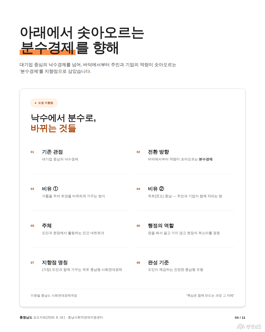 낙수경제에서 분수경제로