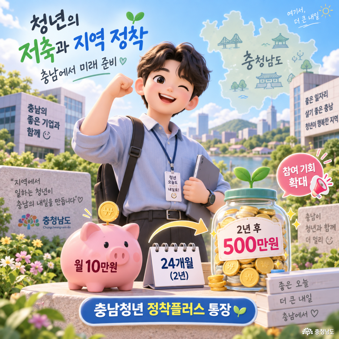 정착 플러스 통장은 저축과 지역 정착을 함께 돕는 기회를 준다.
