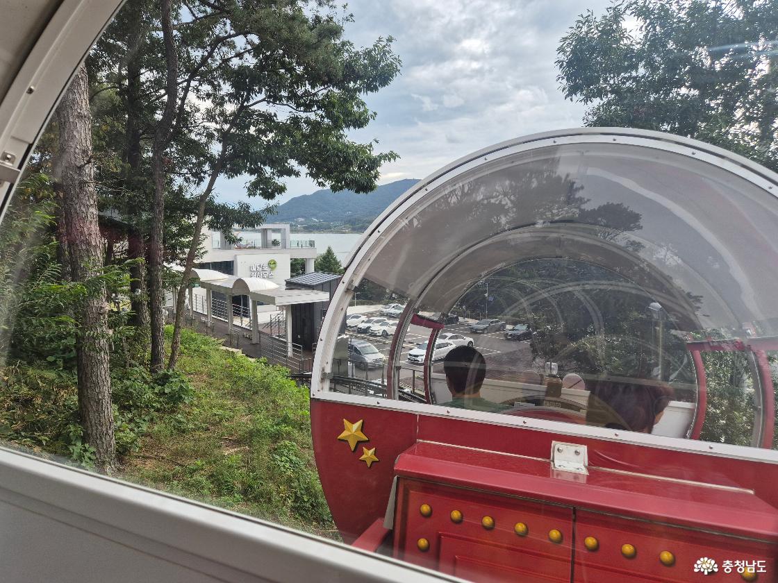 모노레일에서 바라본 풍경