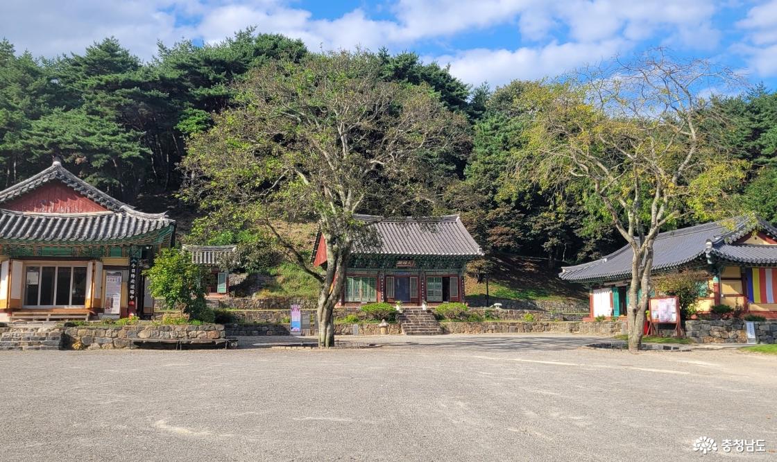전통사찰 충남 당진 영랑사 전경.