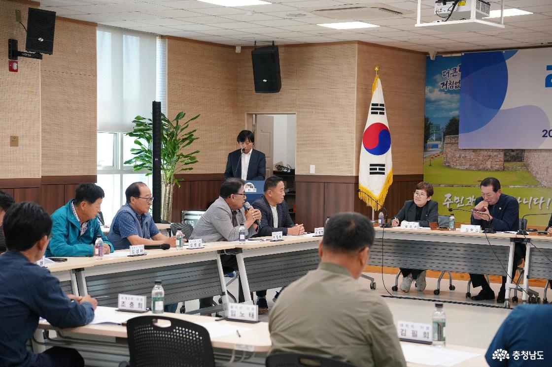 당진시의회 면천면 이장간담회