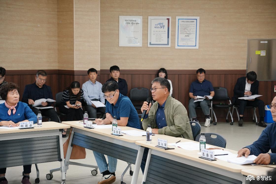 당진시의회 면천면 이장간담회