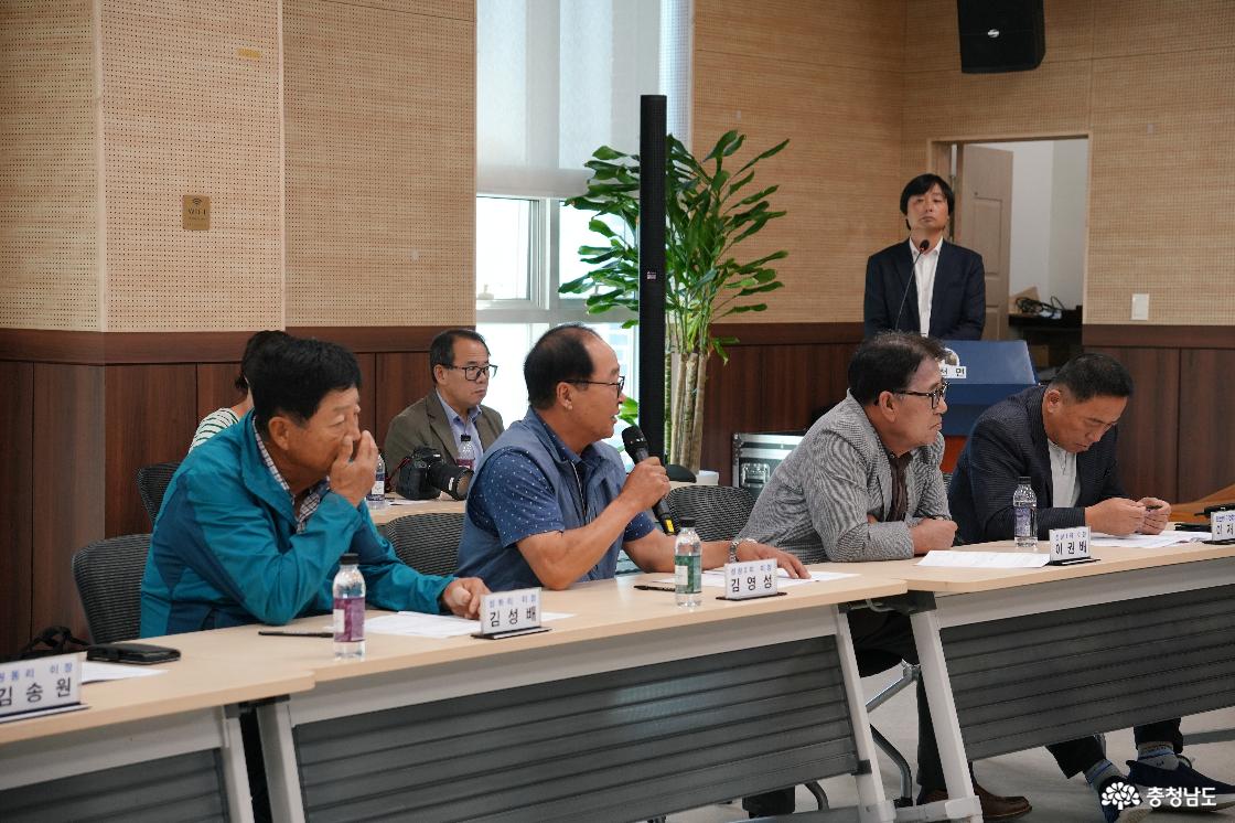당진시의회 면천면 이장간담회