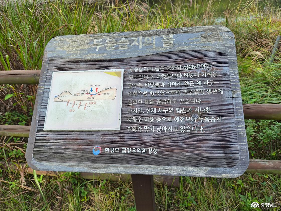 흐릿한 안내판