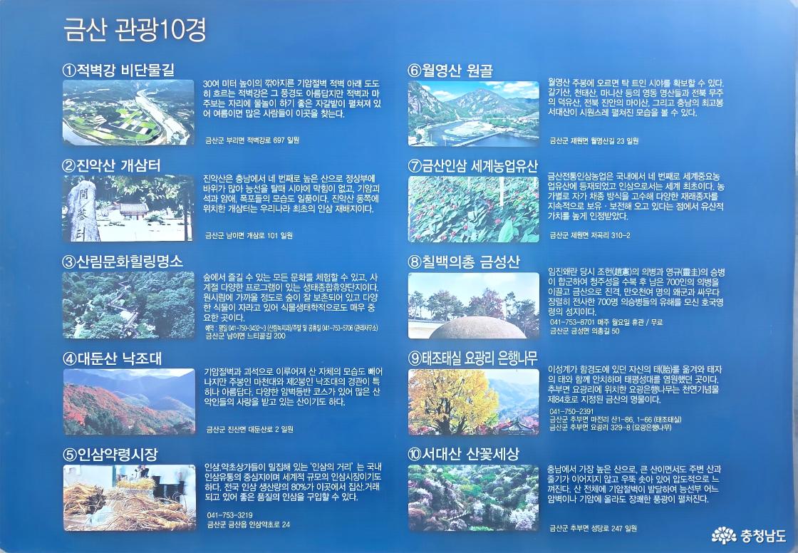 금산 개삼터와 강처사 고택