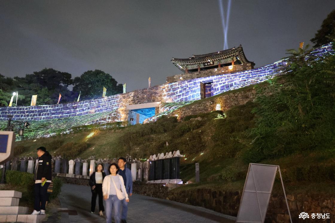 공주 백제문화제 밤 산책 / 웅진백제별빛정원에서 공산성까지