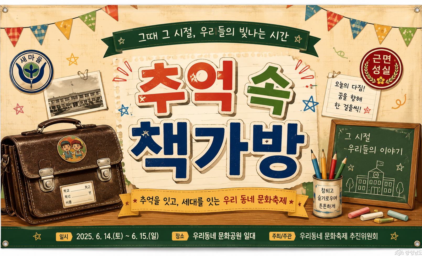 책가방 메고 떠나는 시간여행, 공주 「추억 속의 책가방」 축제