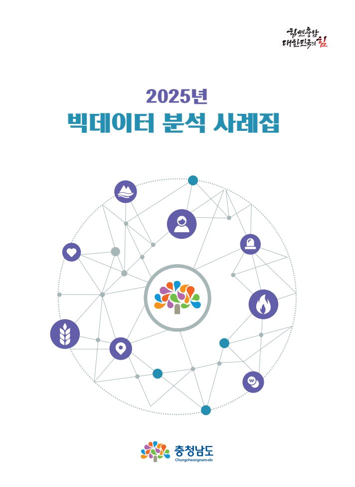 충청남도 2025년 빅데이터 분석 사례집 표지